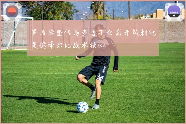 罗马诺坚信乌多吉不会离开热刺他是德泽尔比战术核心